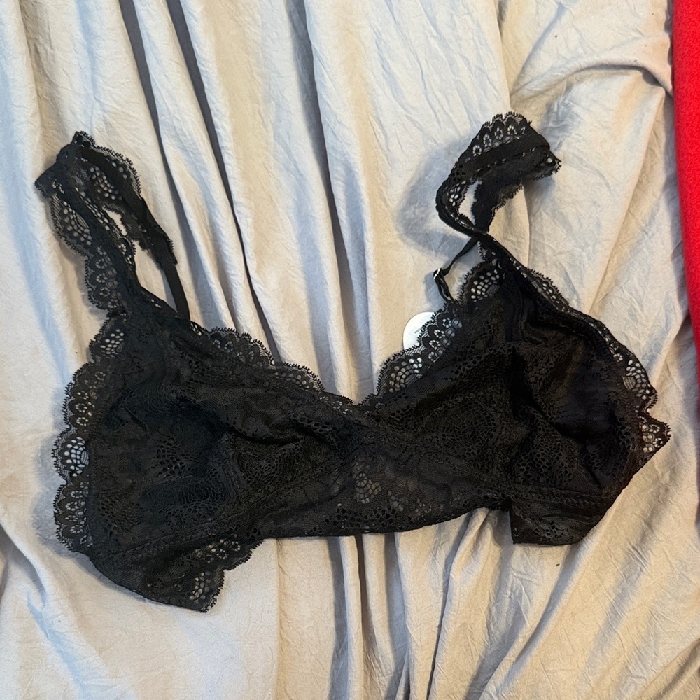 Elegant Black Lace Bralette